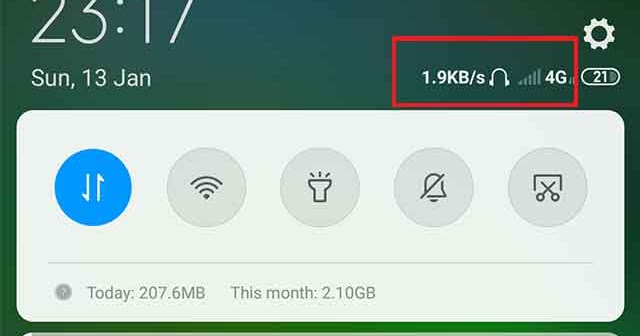Cara Menampilkan Kecepatan Internet Xiaomi Redmi Yukampus