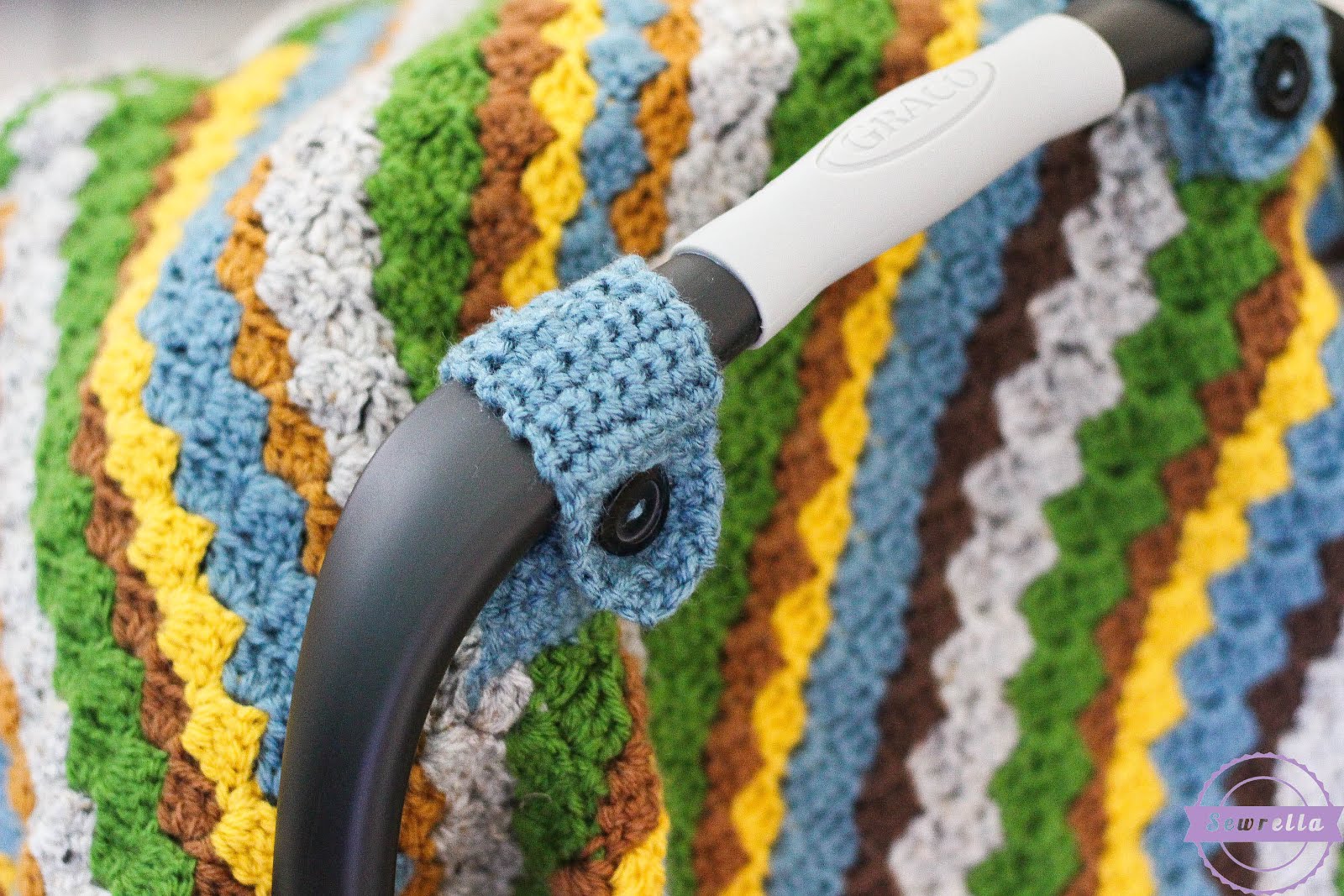 Sequoia Crochet Car Seat Canopy • Sewrella, image size:1600x1067