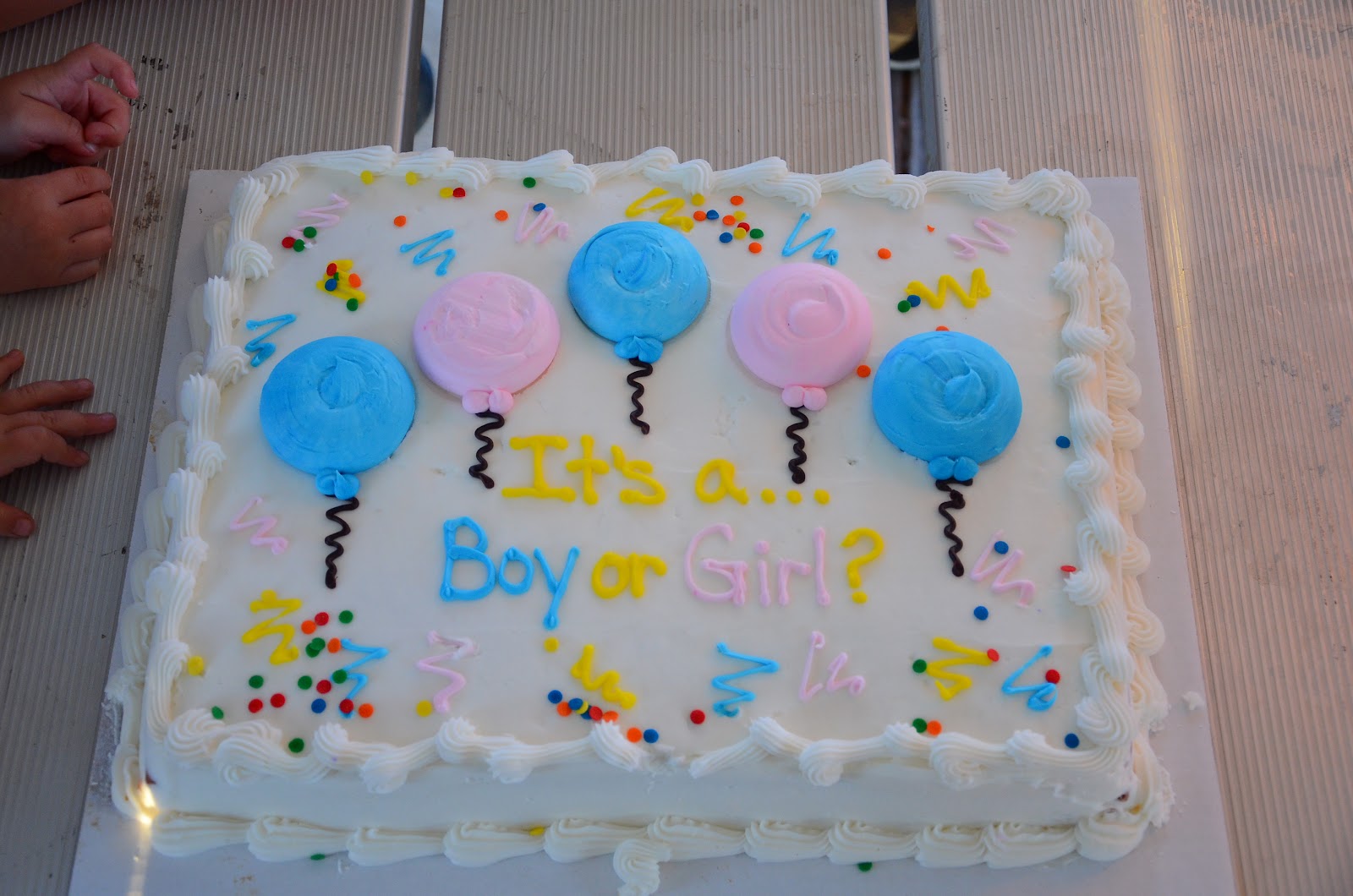 Sisters!: Our "Gender Reveal" Party