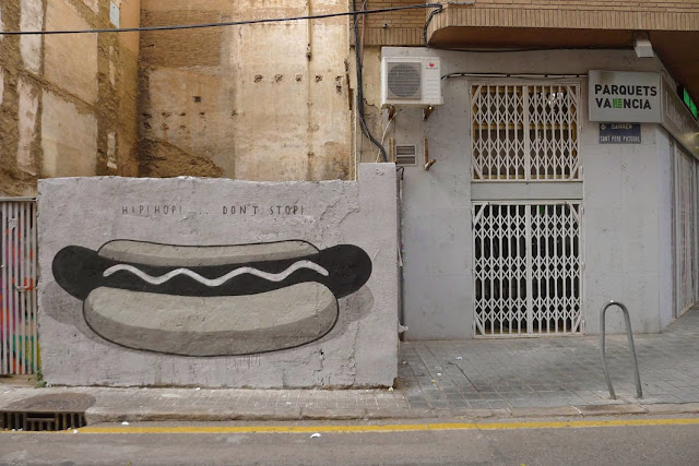 "Fast Food Is Not A Crime" A New Series Of Pieces by Spanish Artist Escif in Valencia, Spain.2