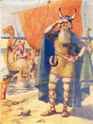 Митът за викингските шлемове с рога Leif-Ericson_0
