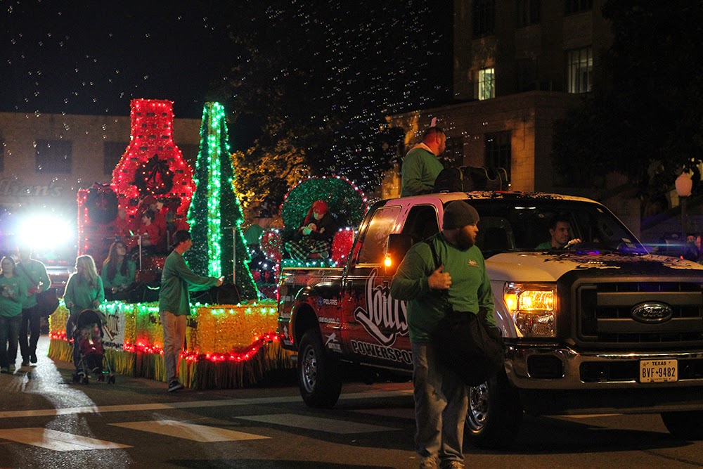 Gypsy Beard Greenville, Texas Christmas Parade in Downtown