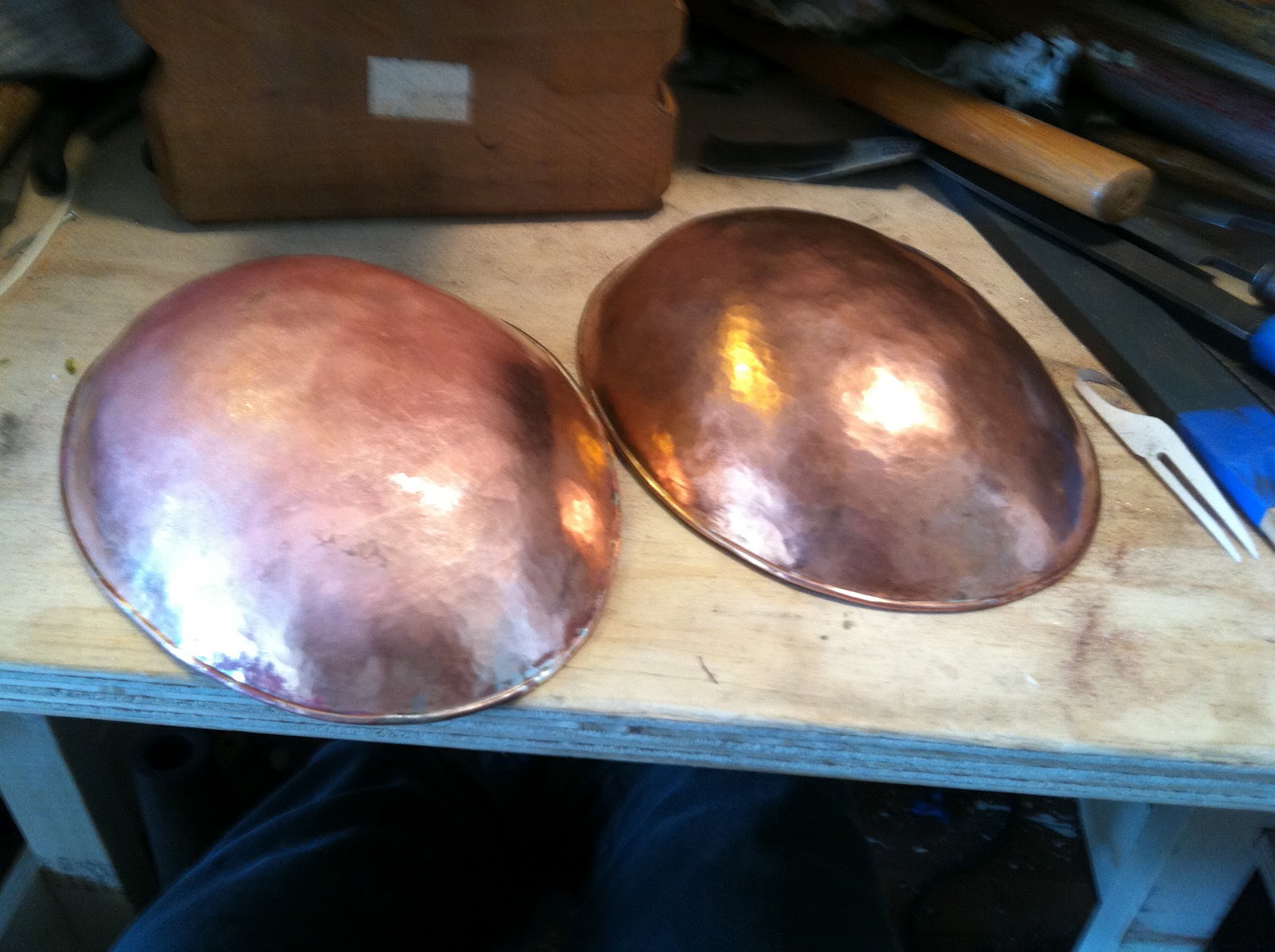 Sio Metalworks Making Raised Copper Bowls