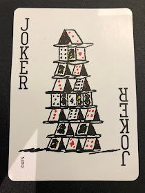 eight level card tower