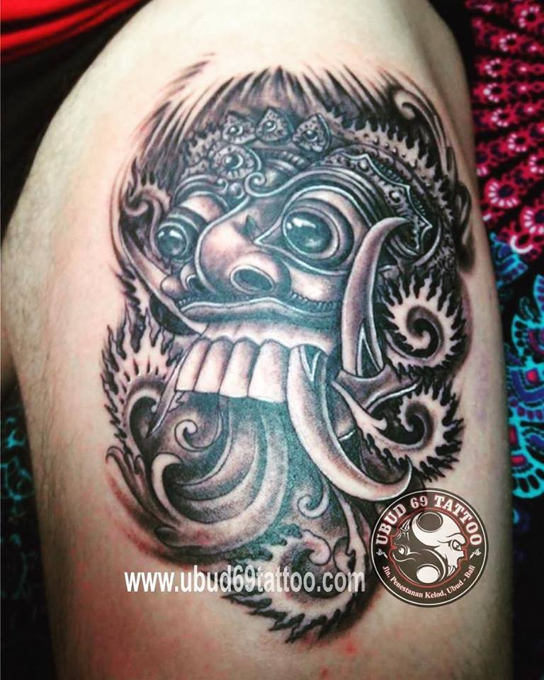 Ubud69 Tattoo Ubud 69 Tattoo Rangda Tattoo Balinese Mask