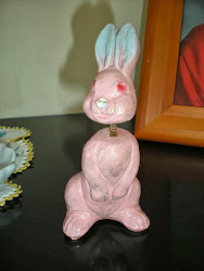 Vintage Bunny Bobblehead