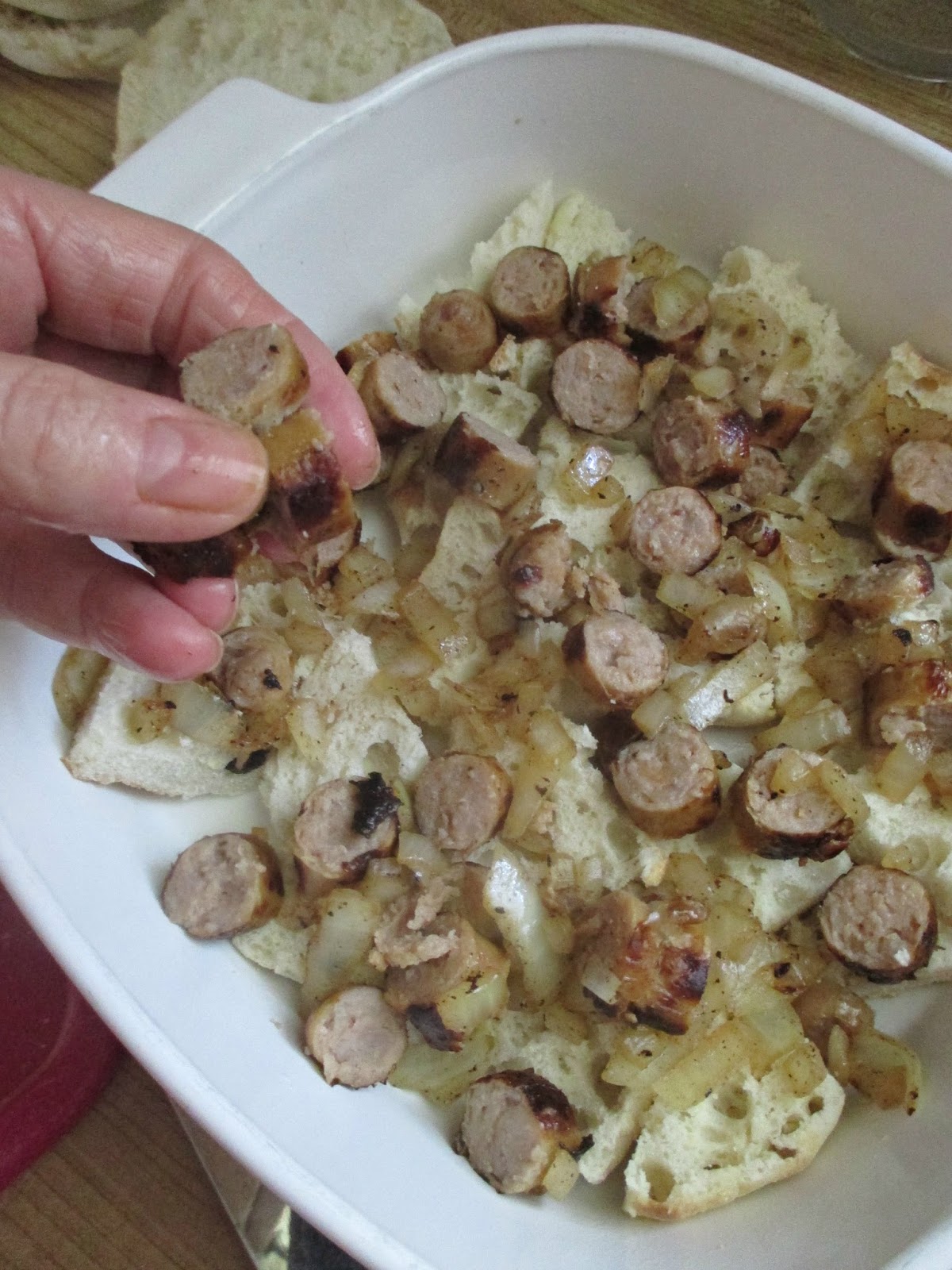 Just my Stuff English Muffin Sausage Breakfast