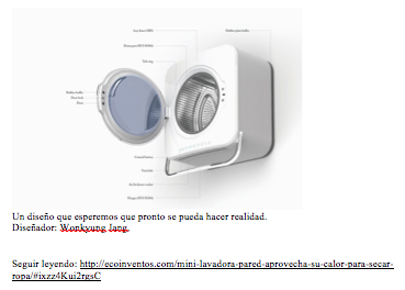 mini lavadora de pared que aprovecha su