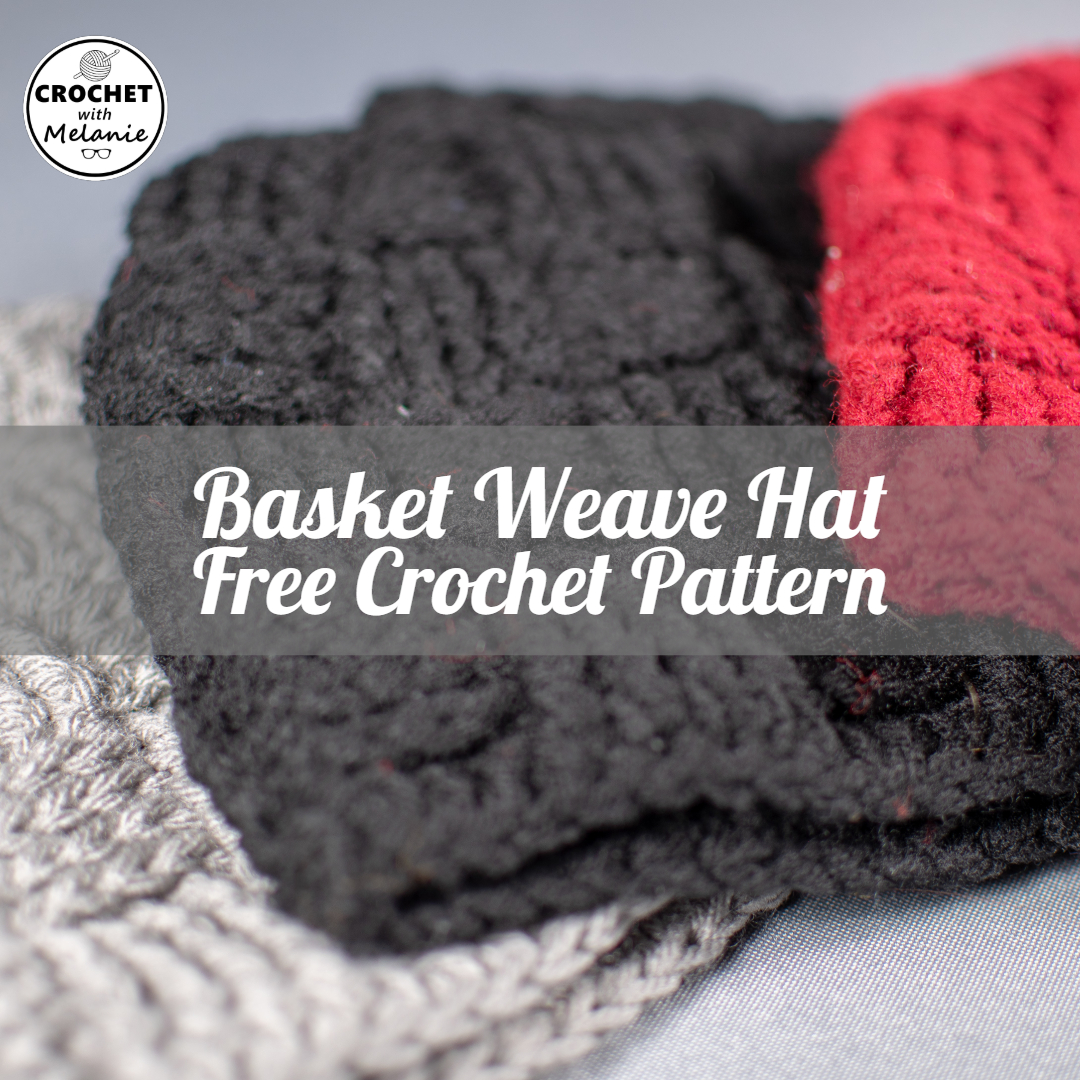 Basket Weave Hat Free Crochet Pattern