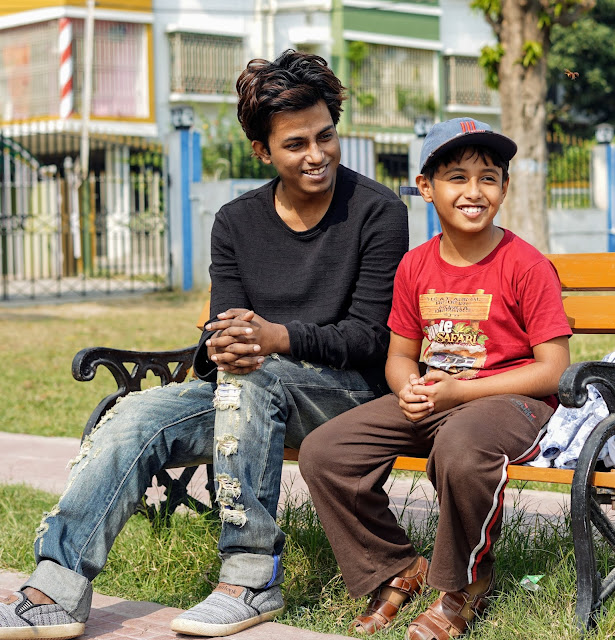 Sourajit Saha With Nephew 7