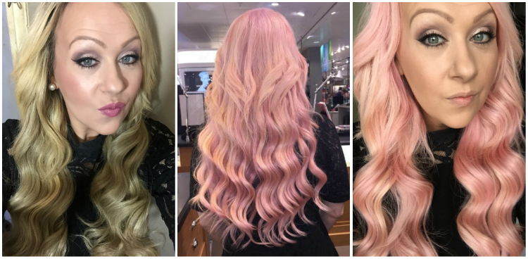 50 shades of pink...  How I went from Dirty Blonde to Pastel Pink