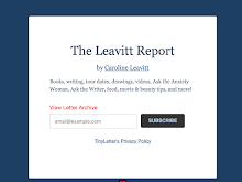 Subscribe to my newsletter The Leavitt Report