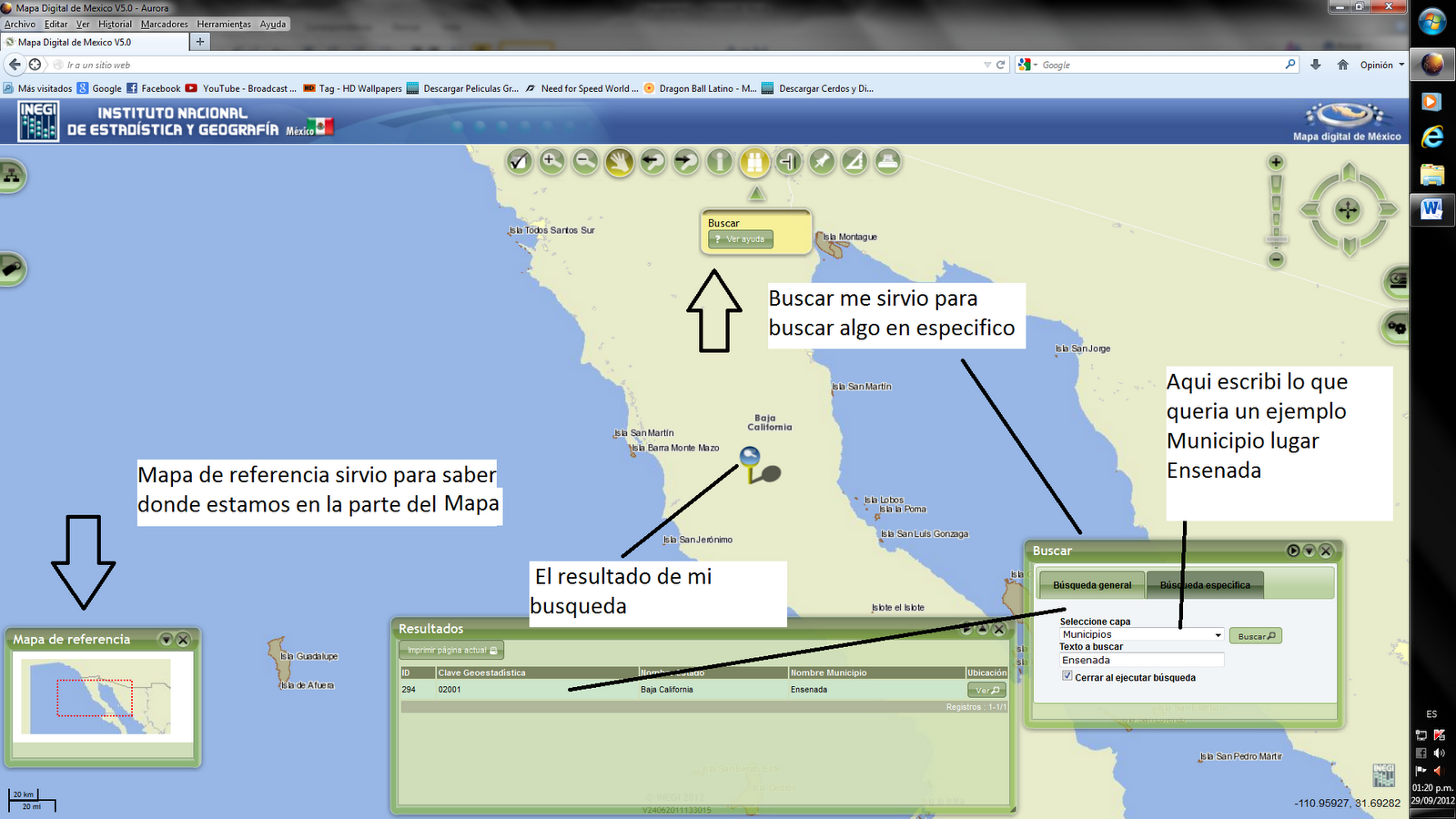 Sistemas de información geográfica : septiembre 2012