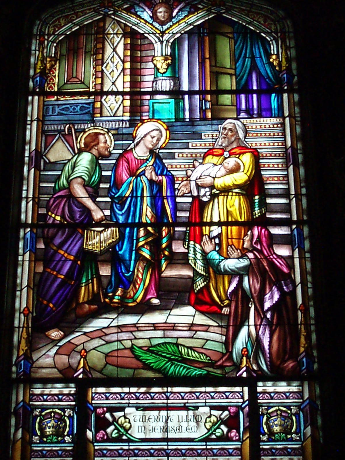 Catholic Art and Architecture Stained Glass of Notre Dame Ottawa