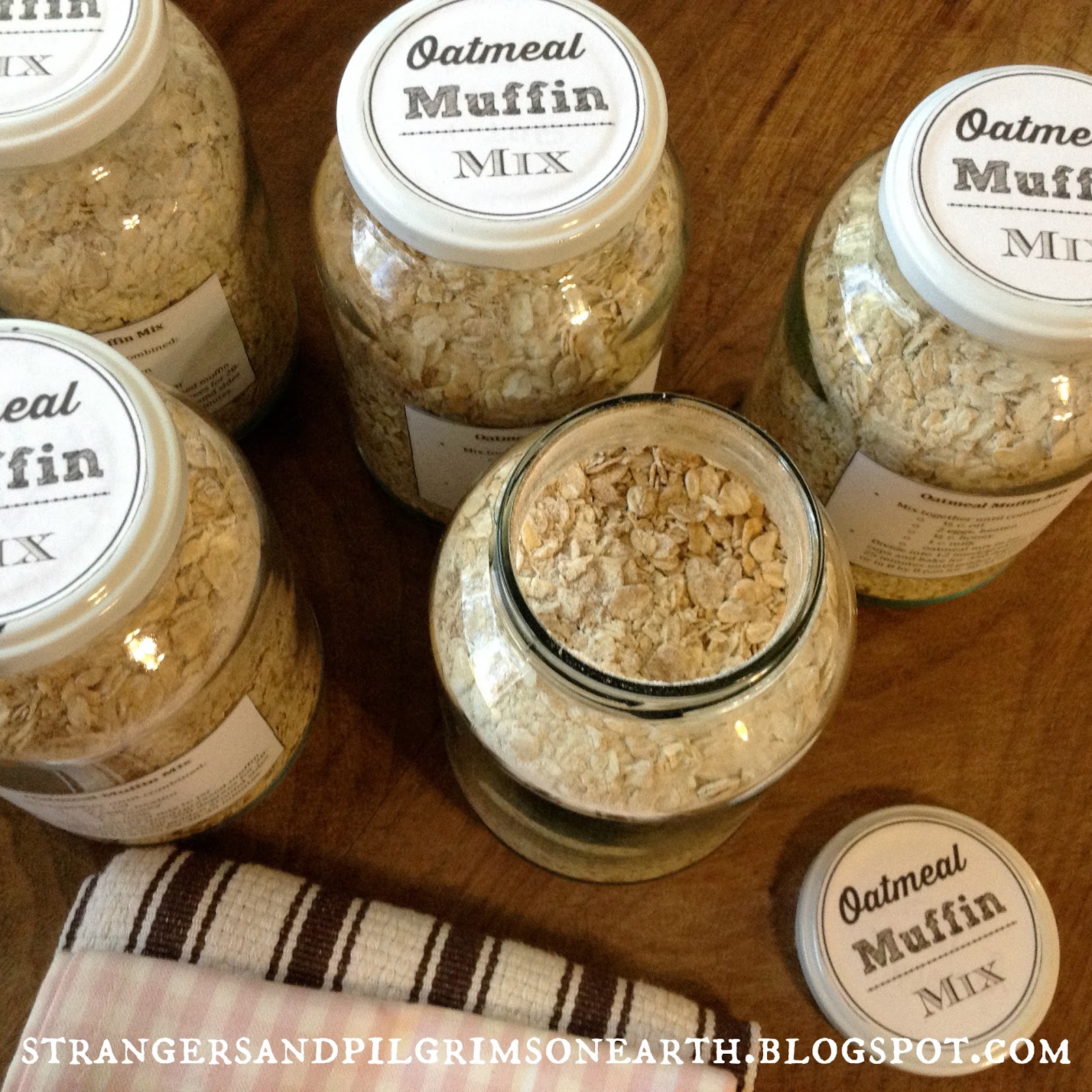 Strangers & Pilgrims on Earth Oatmeal Muffin MixinaJar Free