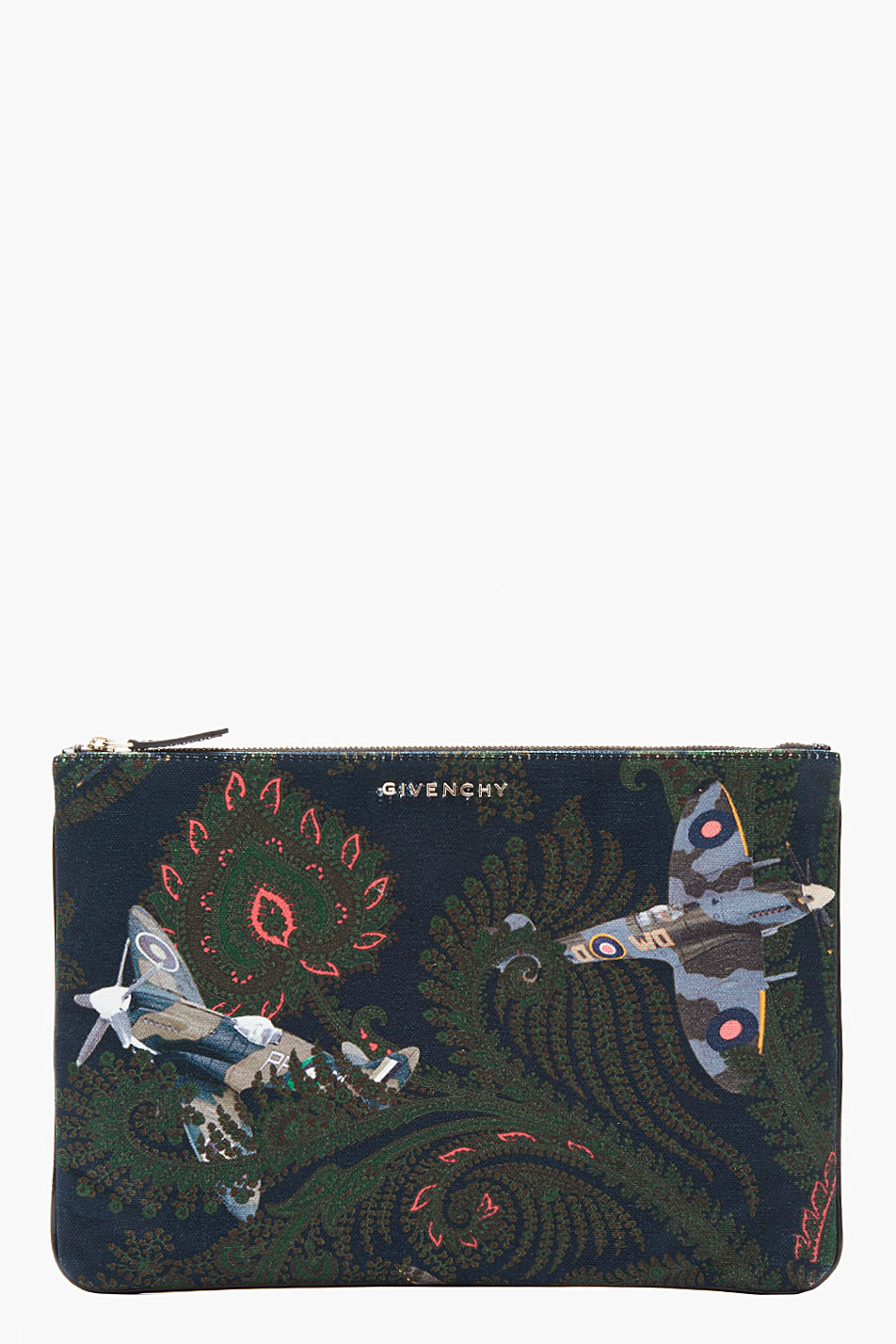 Fusion Of Effects: Trendology: Givenchy Blue Paisley And Plane Laptop Pouch