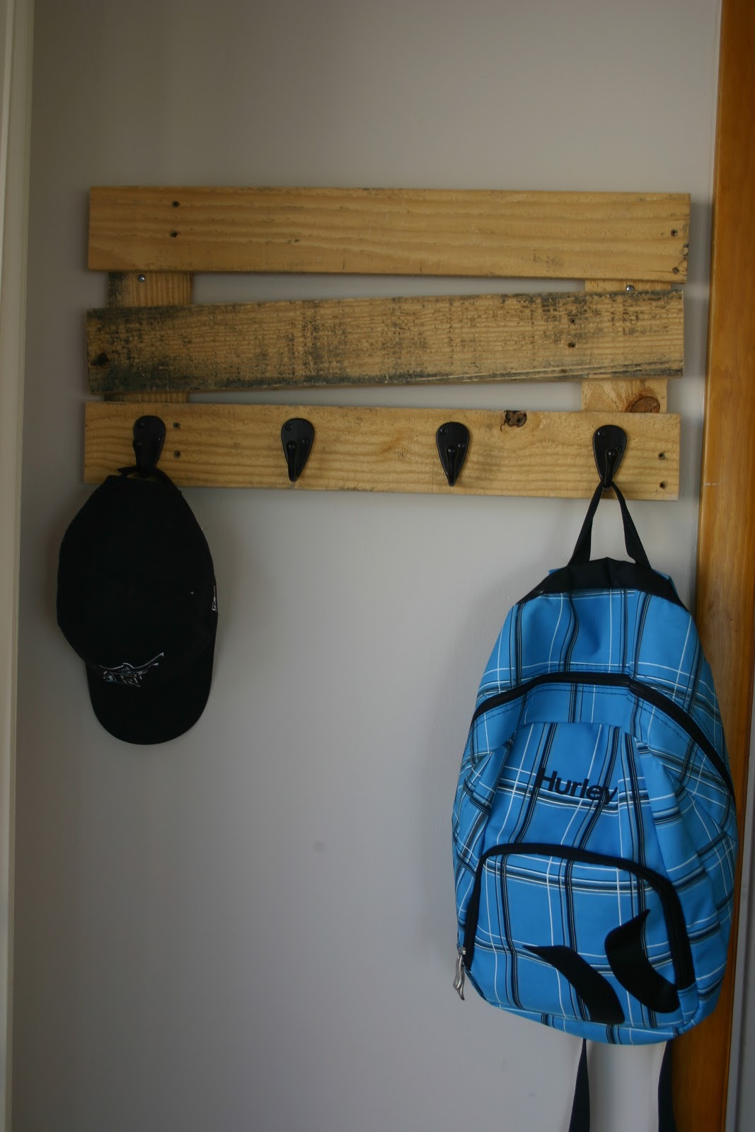 1 Sew Green Mama Pallet Coat Rack