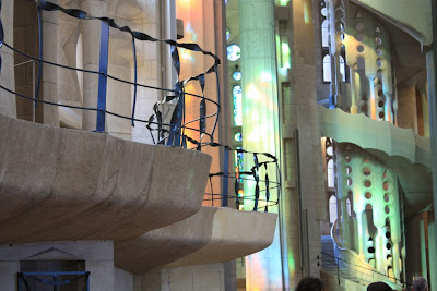 Inside Sagrada Familia in Barcelona