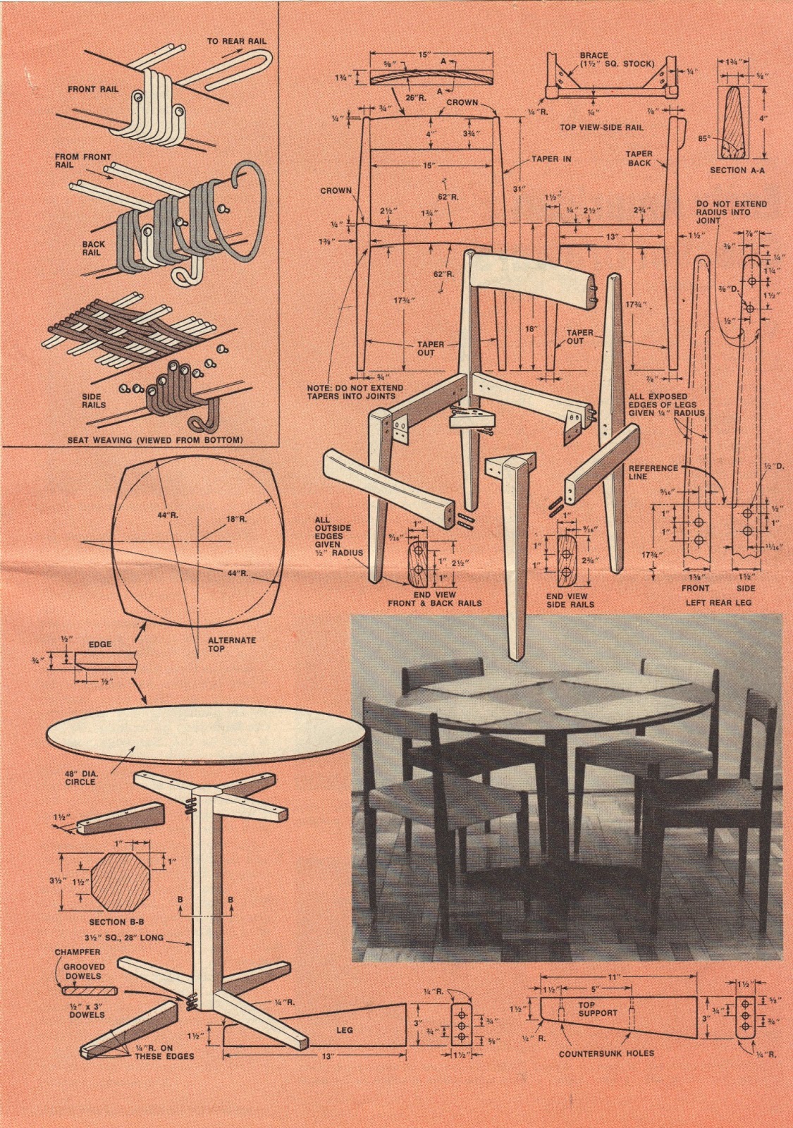 Dining Table: Dining Table Construction Plans
