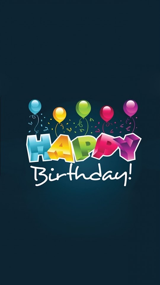   Happy Birthday Balloons   Galaxy Note HD Wallpaper
