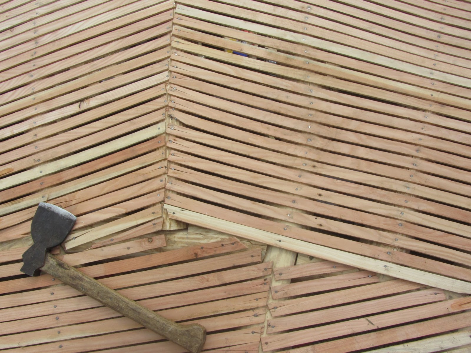 Ditchfield Crafts Roundwood Roundhouse Roofing Revisited