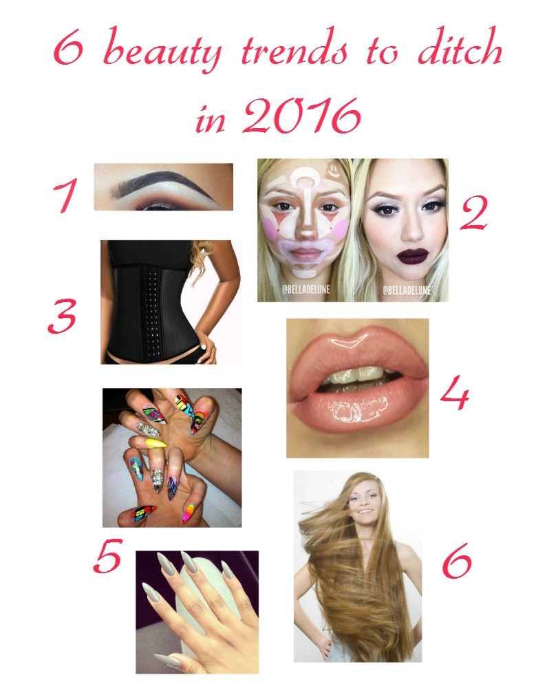 Six beauty trends to ditch in 2016