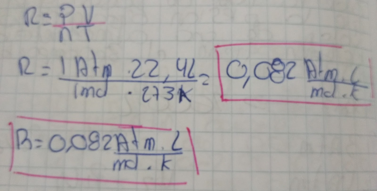 QUIMICA Y BIOLOGIA que significa la ecuacion de estado pv=nrt