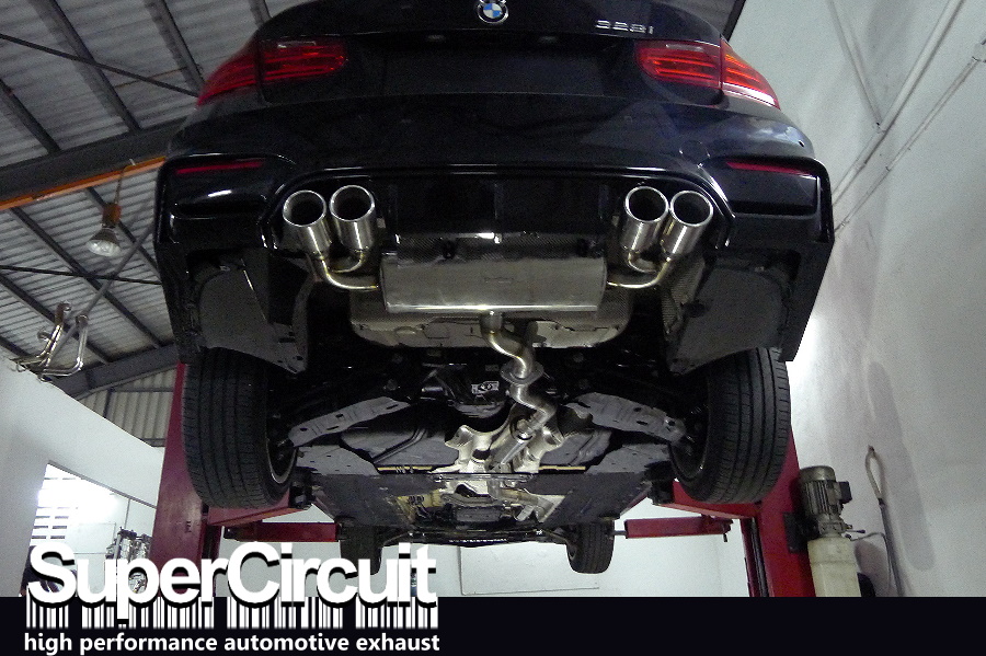 SUPERCIRCUIT Exhaust Pro Shop: BMW F30 328i Exhaust Customization