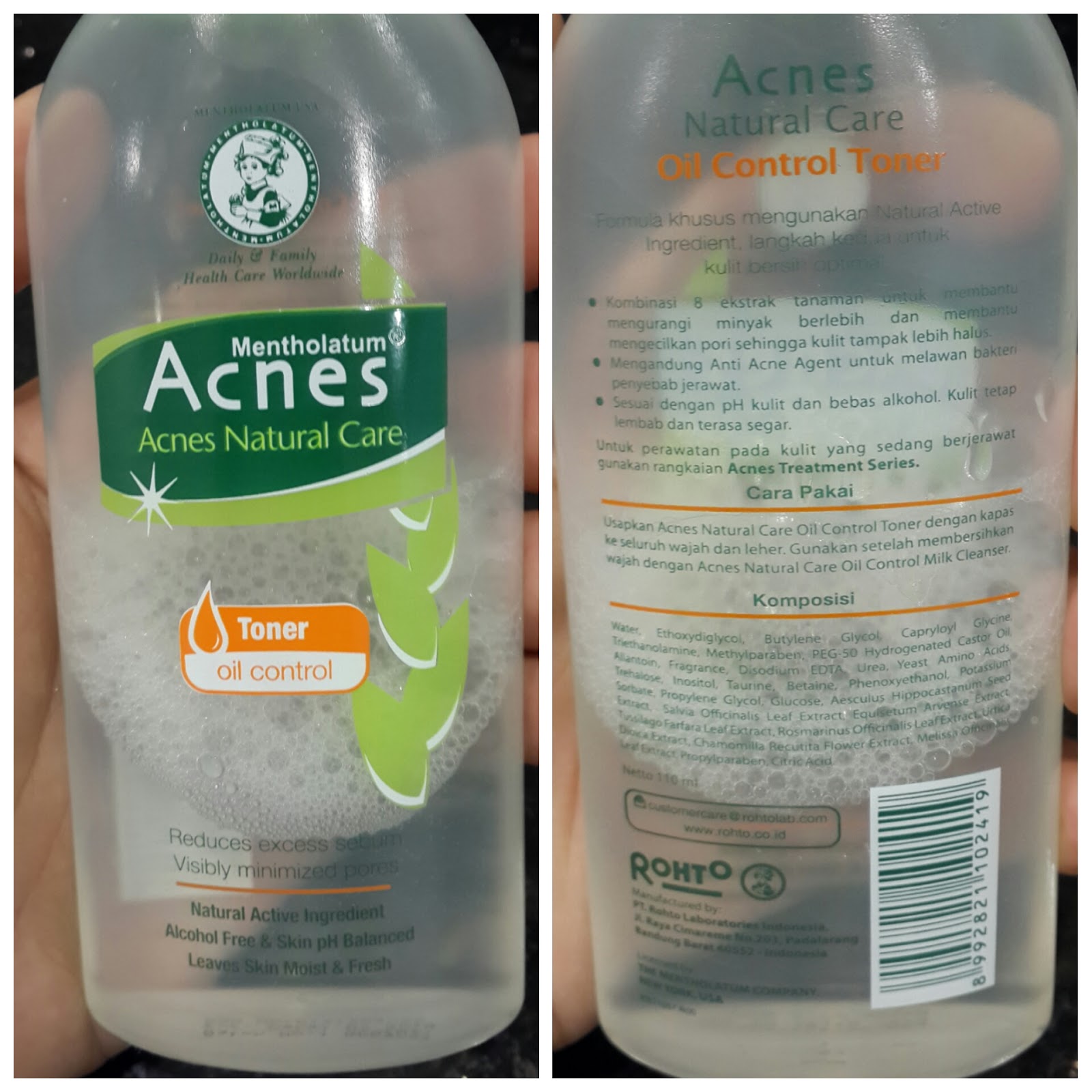 REVIEW] ACNES NATURAL CARE OIL CONTROL MILK CLEANSER & TONER (MAKE UP
