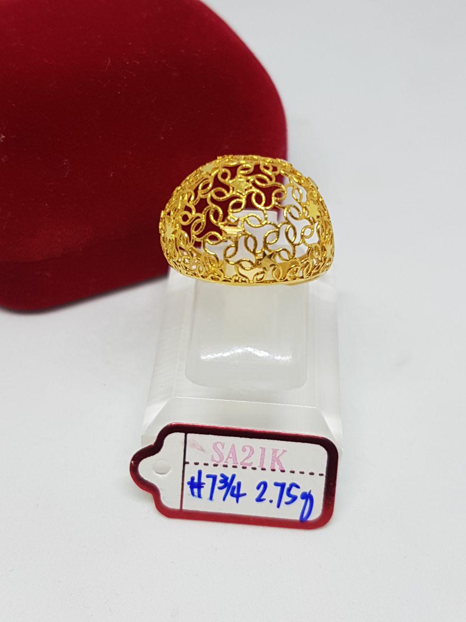 BRIX ANNA JEWELRY ONLINE SHOP RING SAUDI GOLD 21K brix-anna-jewelry-online-shop-ring-saudi-gold-21k