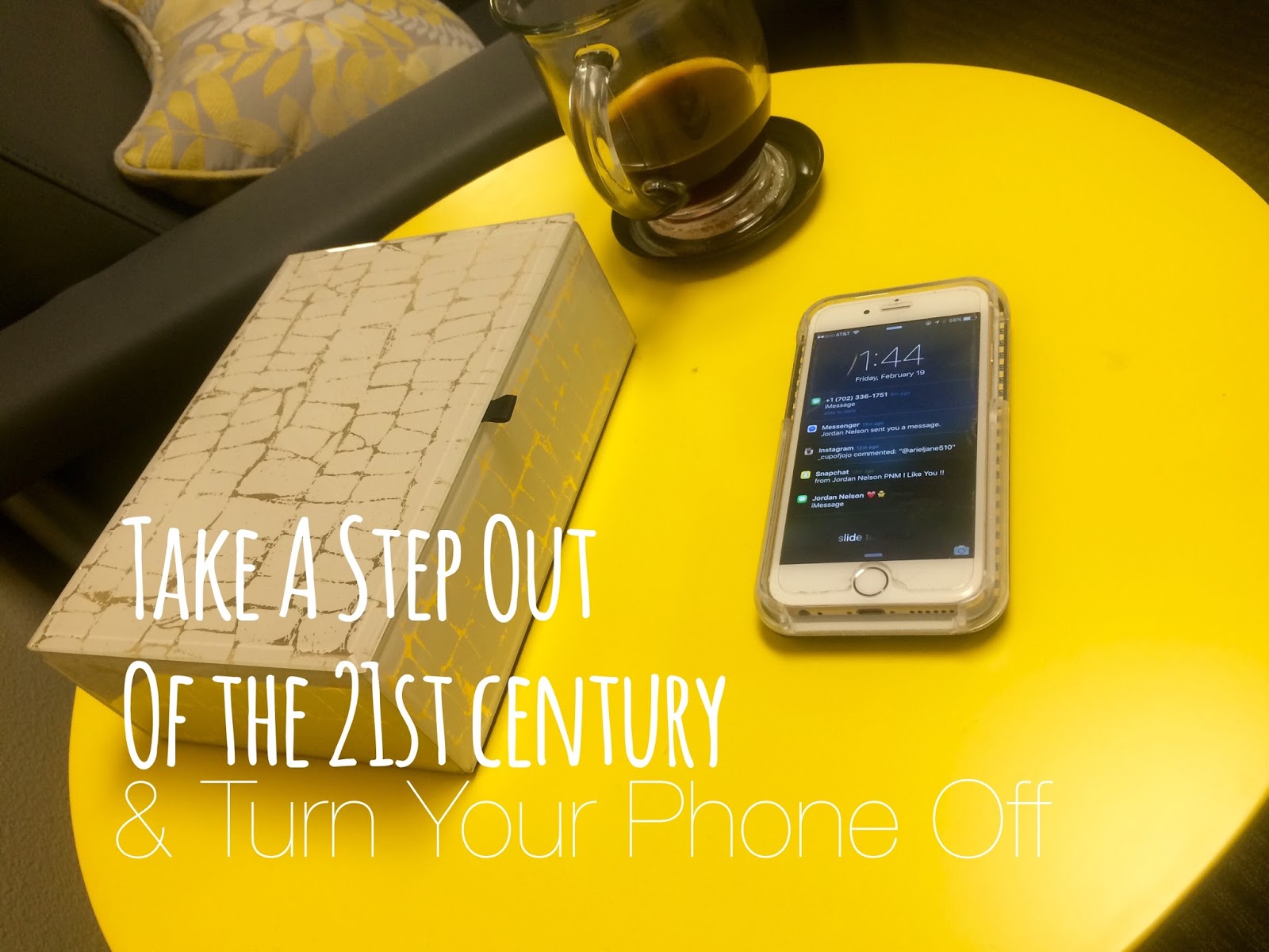 Take a Step Out of the 21st Century and Turn Your Phone Off