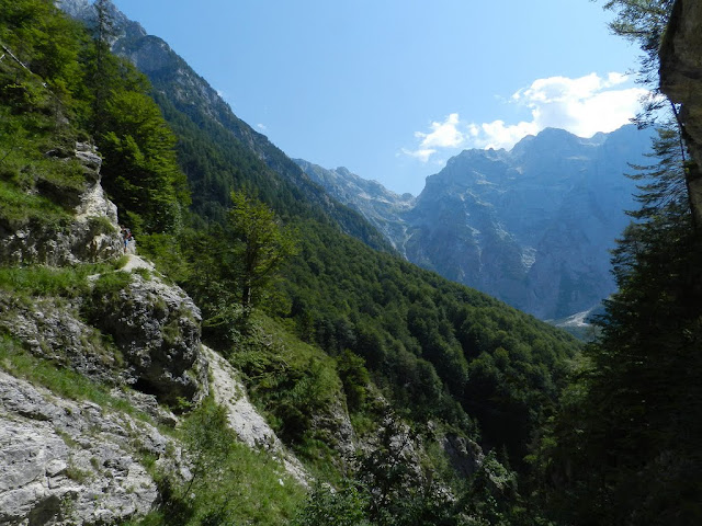 Sentiero della valle Zadnjica