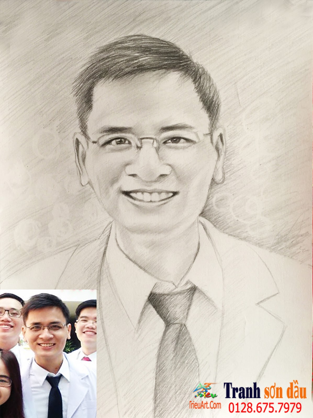 chan dung chì than
