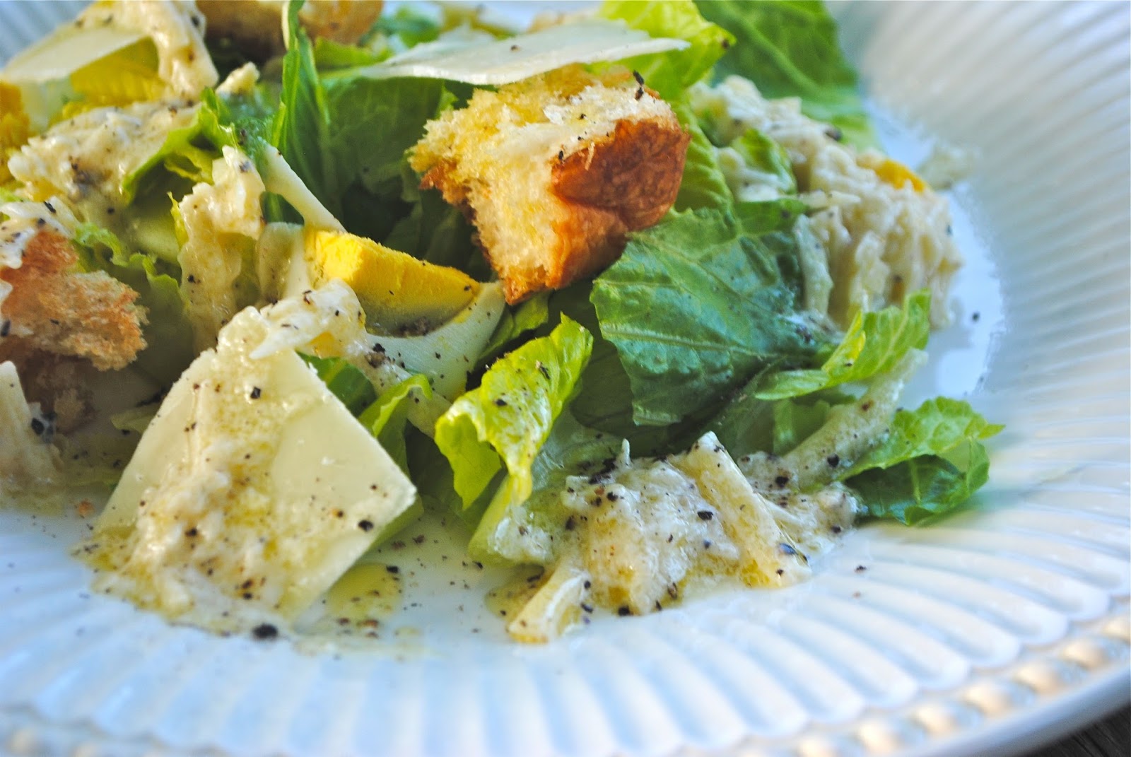 Recipe Doodle CHOPPED EGG CAESAR SALAD