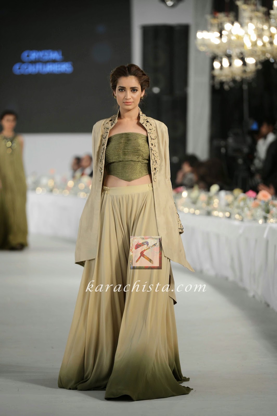 Sublime PFDC Swarovski Couture Sublime Swarovski crystals ensemble