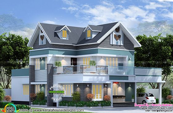 Western model home plan by Tenacity Builders