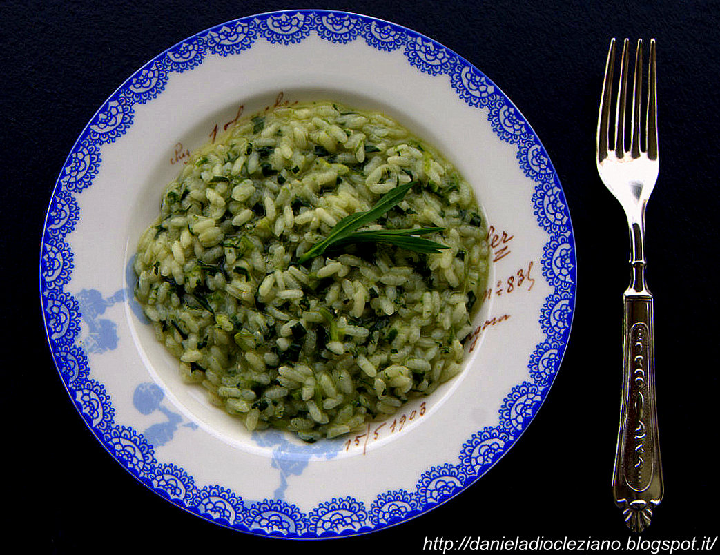 Ricette con erbe spontanee di primavera risotto con il silene da