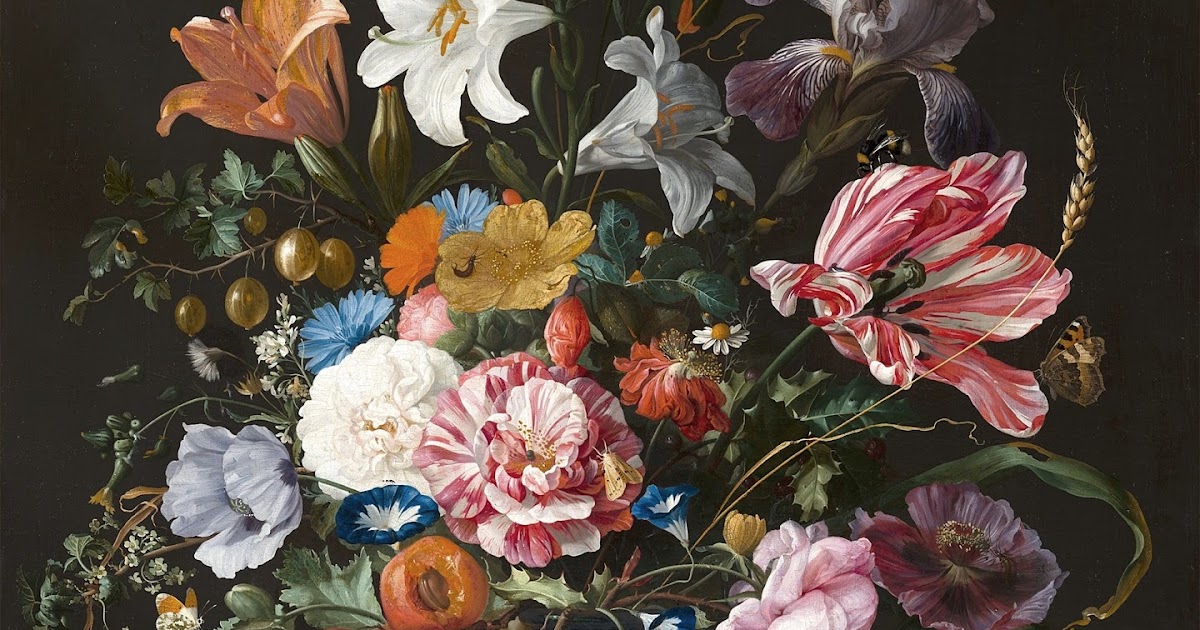 Enjoy some Damn Fine Art Jan Davidsz de Heem Vase of Flowers Vaas 