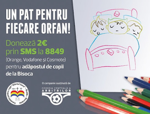 SĂ ÎI AJUTĂM PE COPIII ORFANI DIN BISOCA!