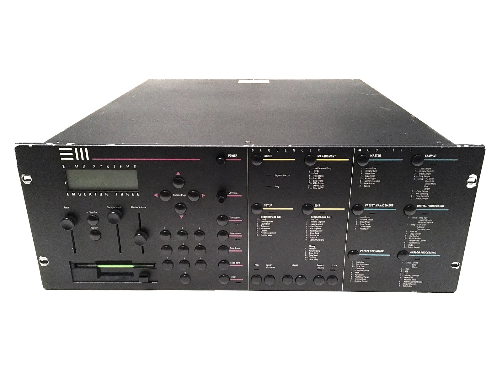 MATRIXSYNTH: Model 6080 E-MU Emulator III EIII Rack Sampler Synthesizer