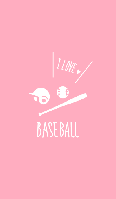 I love baseball.Pink Theme WV
