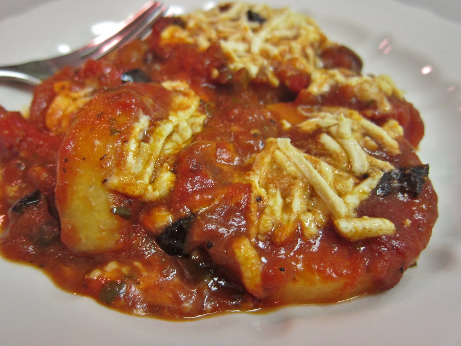 The Vegan Chronicle Cheesy Polenta Casserole with Roasted Bell Pepper