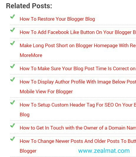 How to Add Related Posts Below Every Post on Blogger