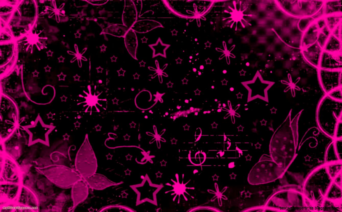 Black and Pink Desktop Wallpaper   WallpaperSafari