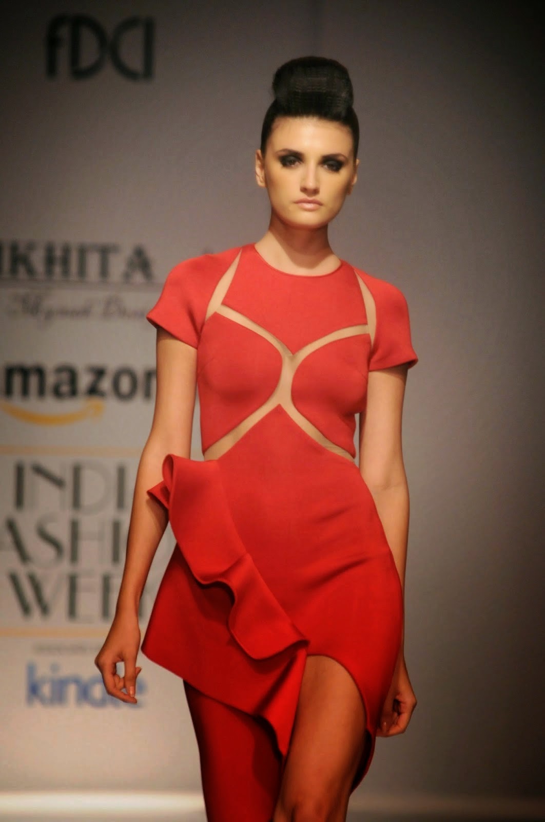 Super Sexy Models At Designer Nikhita’s Show At Amazon India Fashion ...