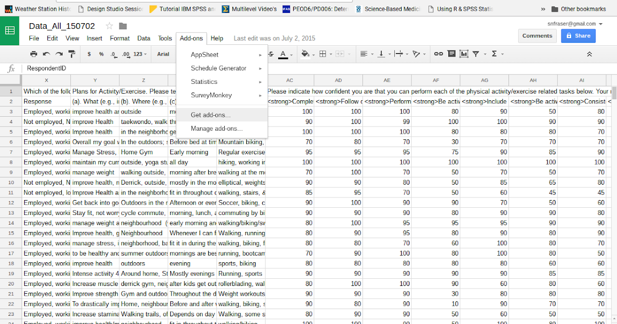Basic Statistics in Google Sheets Part 1