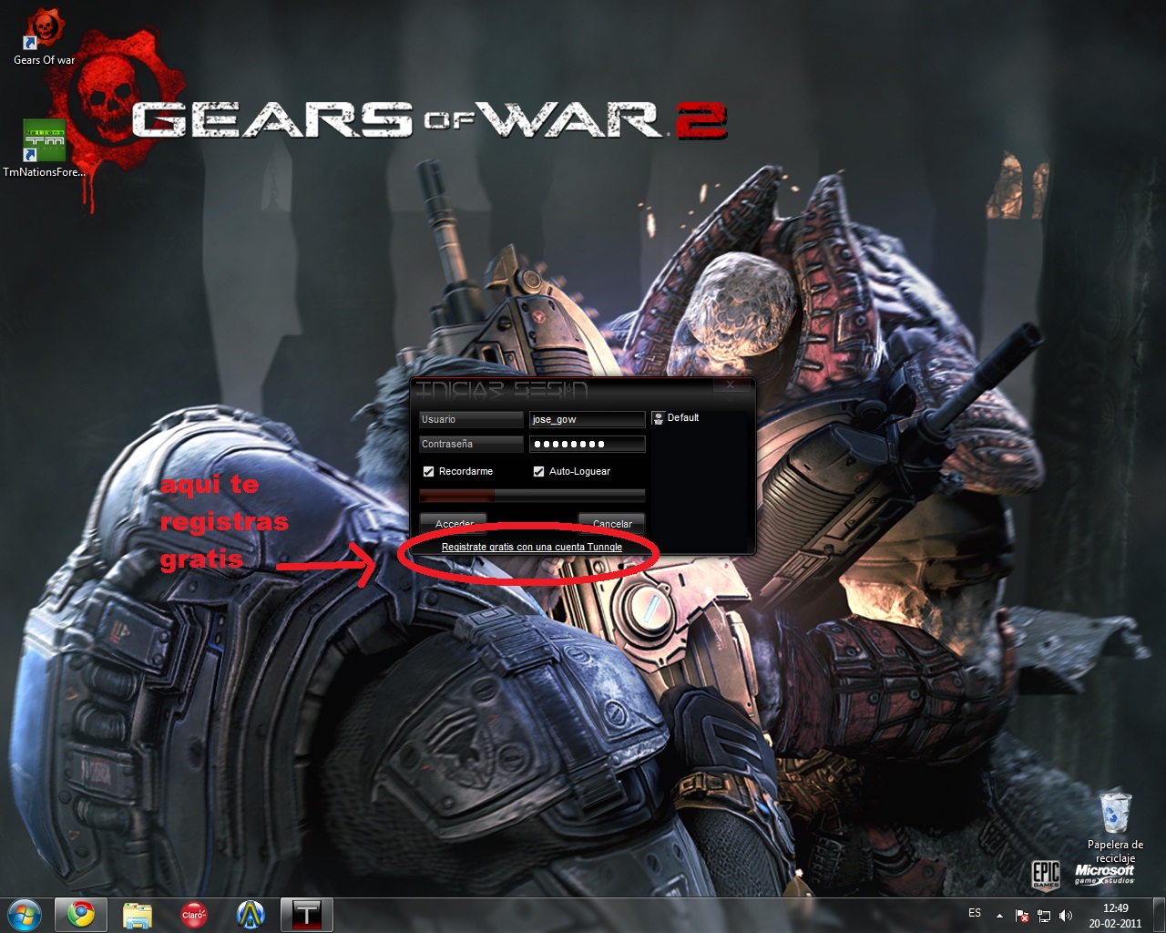 jose_gow Como jugar Gears of War online por Tunngle