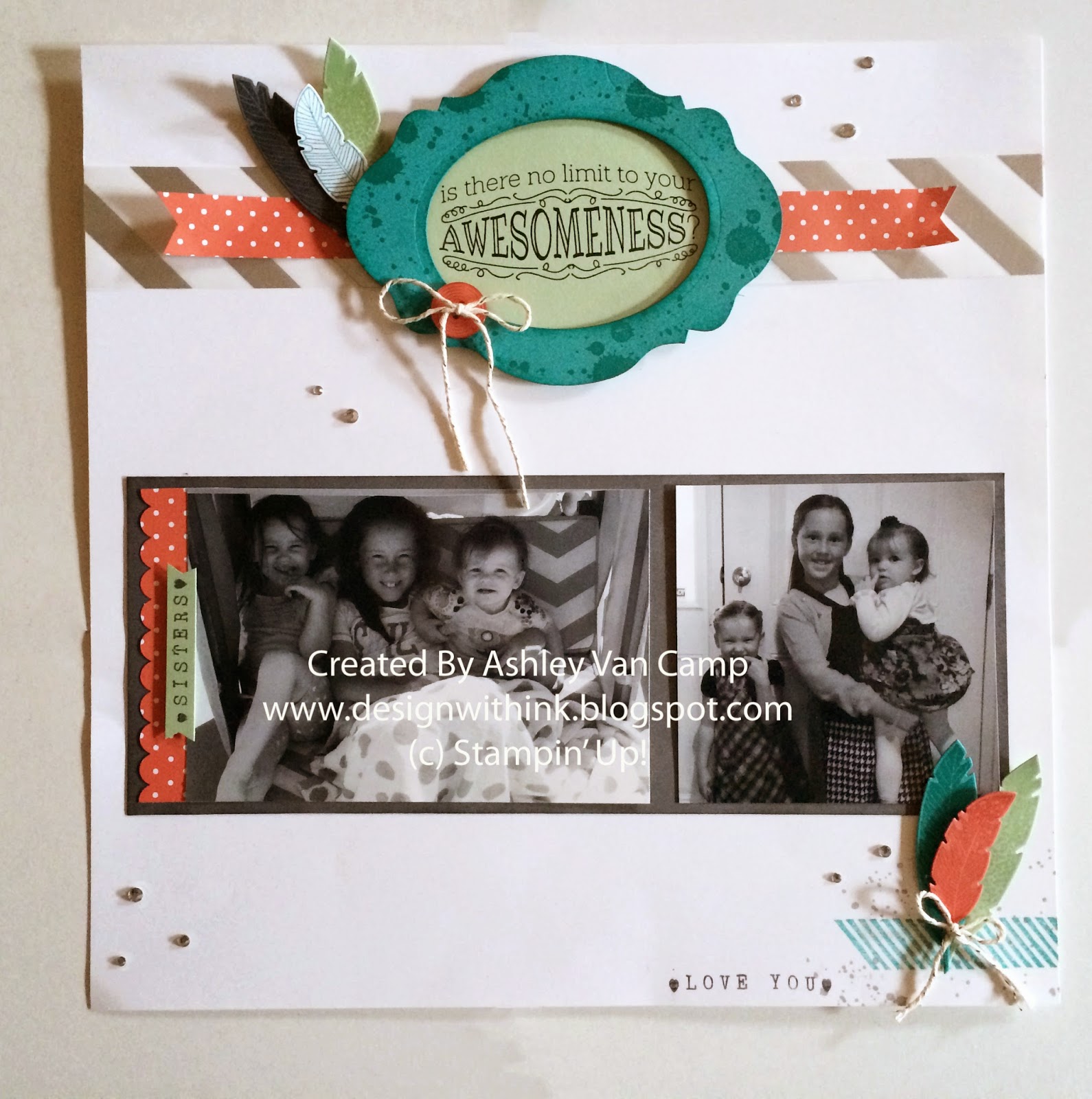 Design With Ink Oval Accent DieScrapbook Style