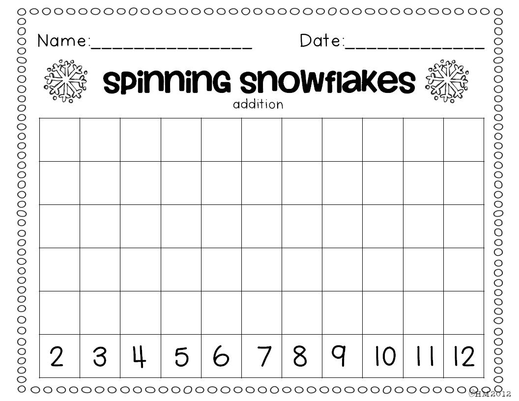 Freebielicious: Spinning Snowflakes