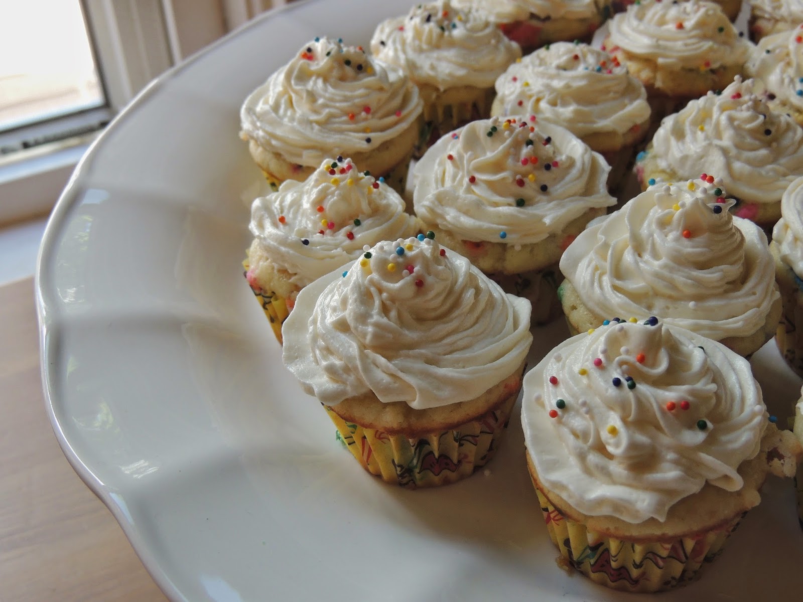 Gas Stove Girl Mini Funfetti Cupcakes